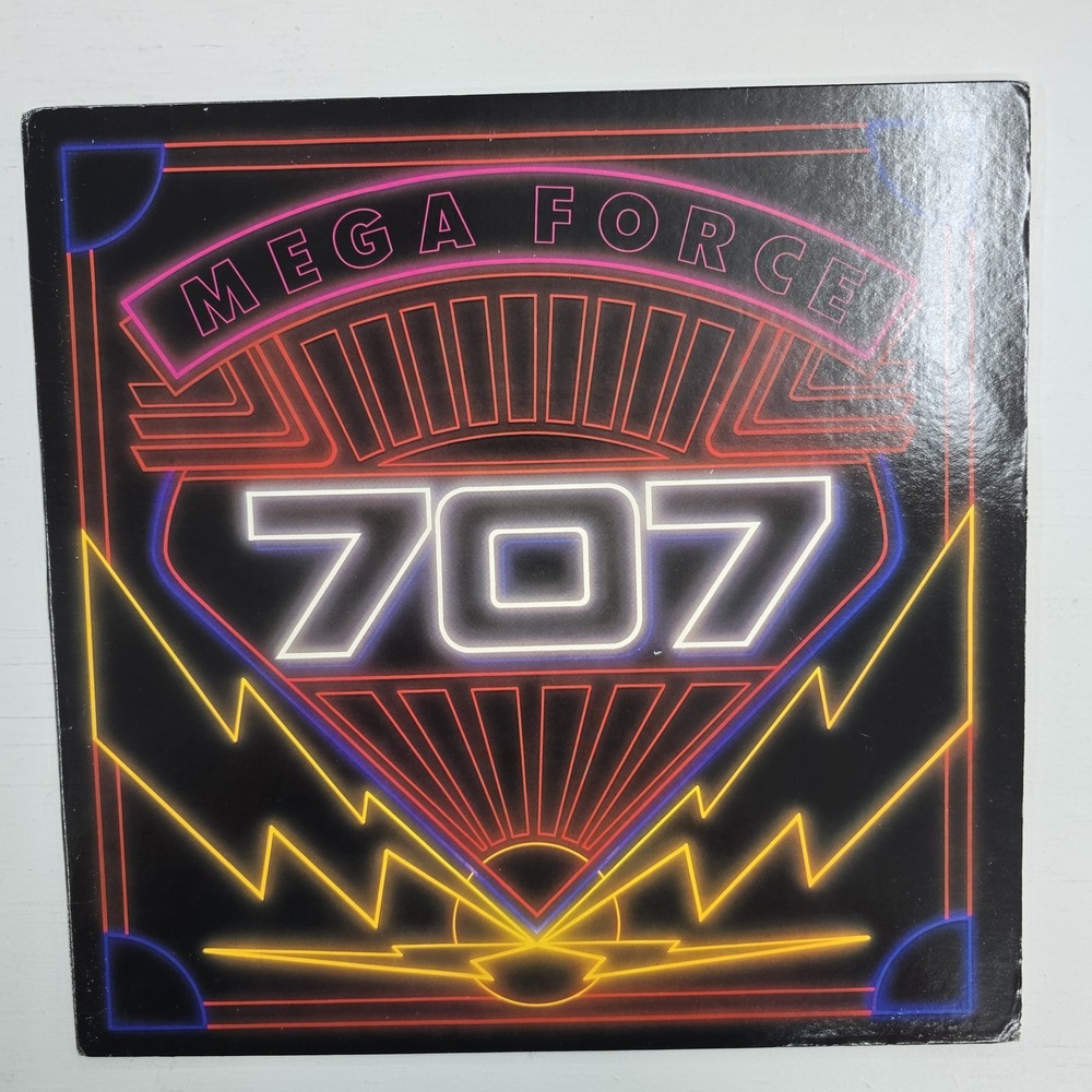 707 - Mega Force LP VG+/VG+ Classic Rock 1982 Vintage Vinyl Original Press Album
